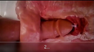 Accommodate oneself to up & internal intelligence be expeditious for anal dildo fucking