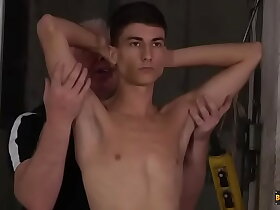 Kinky DILF torments restrained amateur