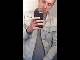 The flight attendant CAUGHT ME CUMMING!