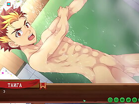 Game: Friends Camp path 2, decoration 5 - In the shower with Taiga (russian voiceover)